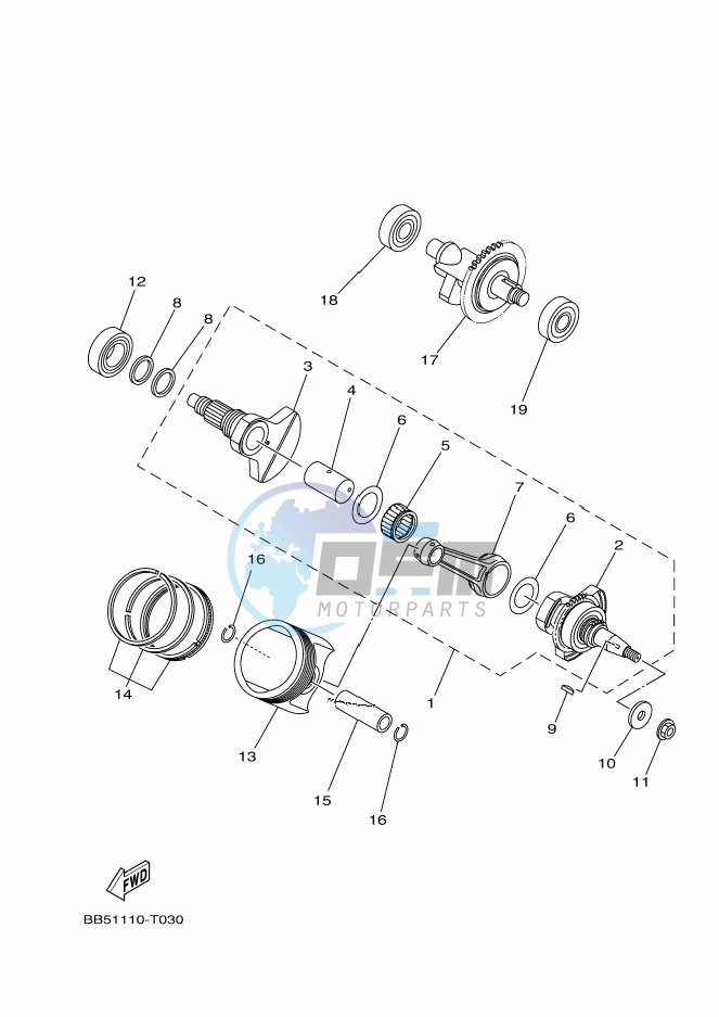 CRANKSHAFT & PISTON