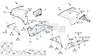 RSV 4 1000 4V drawing Front body II