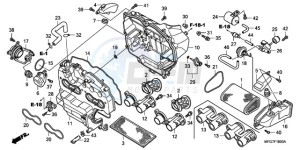 CB600FA39 France - (F / ABS CMF ST) drawing AIR CLEANER