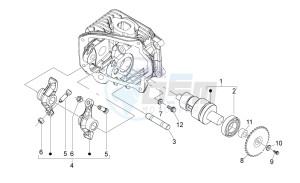 Sport City One 50 4T 2v e2 drawing Camshaft