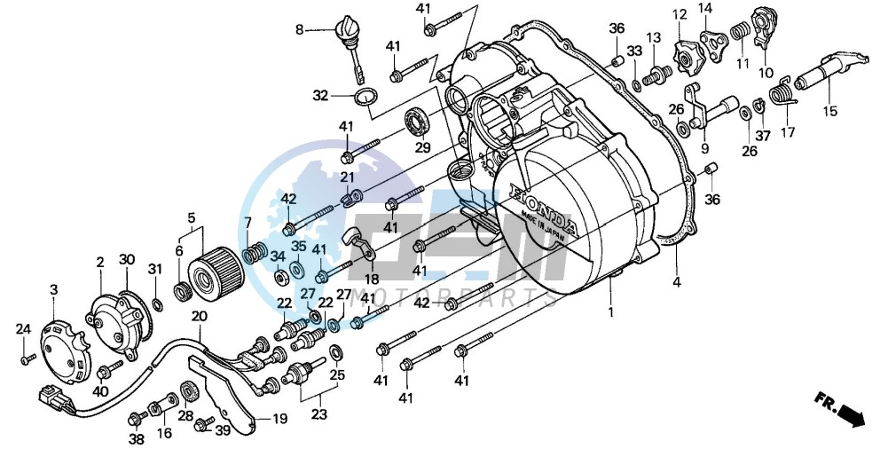 RIGHT CRANKCASE COVER