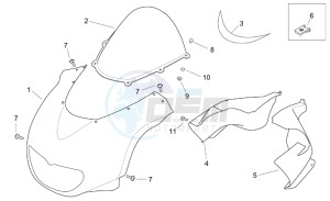 RS 50 Tuono drawing Front body I