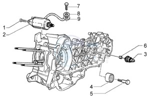 X8 200 drawing Electric starter-damper pulley