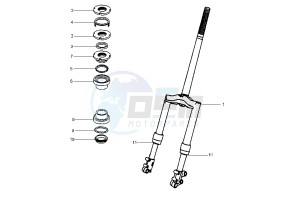 VIVACITY SERIE SPECIAL - 50 cc drawing FRONT FORK