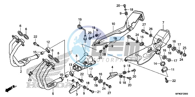 EXHAUST MUFFLER