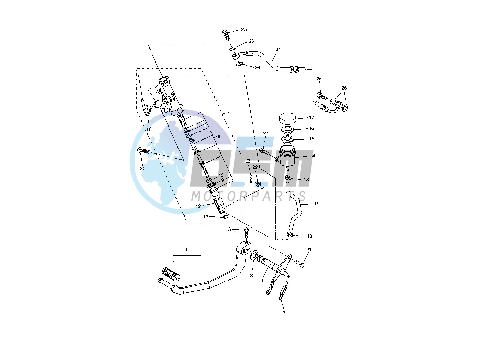 REAR MASTER CYLINDER