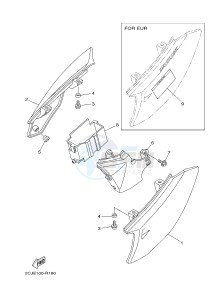 TT-R50 TT-R50E (2CJE 2CJF 2CJG) drawing SIDE COVER