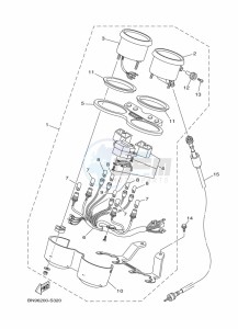 YBR125E YBR 125E (BN9M) drawing METER