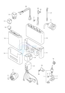 DF 60 drawing Engine Control Unit