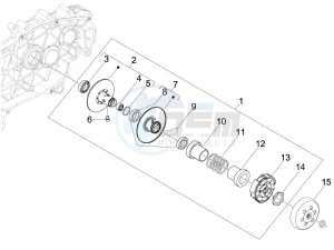 Runner 50 Pure Jet ST drawing Driven pulley