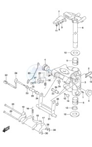 DF 25A drawing Swivel Bracket Remote Control