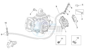 Breva V IE 850 drawing Rear brake caliper