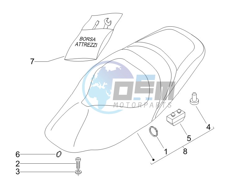 Saddle seats - Tool roll