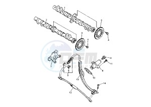 YZF R THUNDER CAT 600 drawing CAMSHAFT -CHAIN