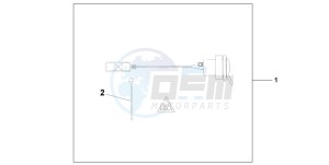 ST1300 drawing 12V DC SOCKET