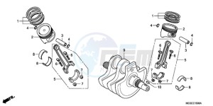 VT750C9 Ireland - (EK / MK) drawing CRANKSHAFT