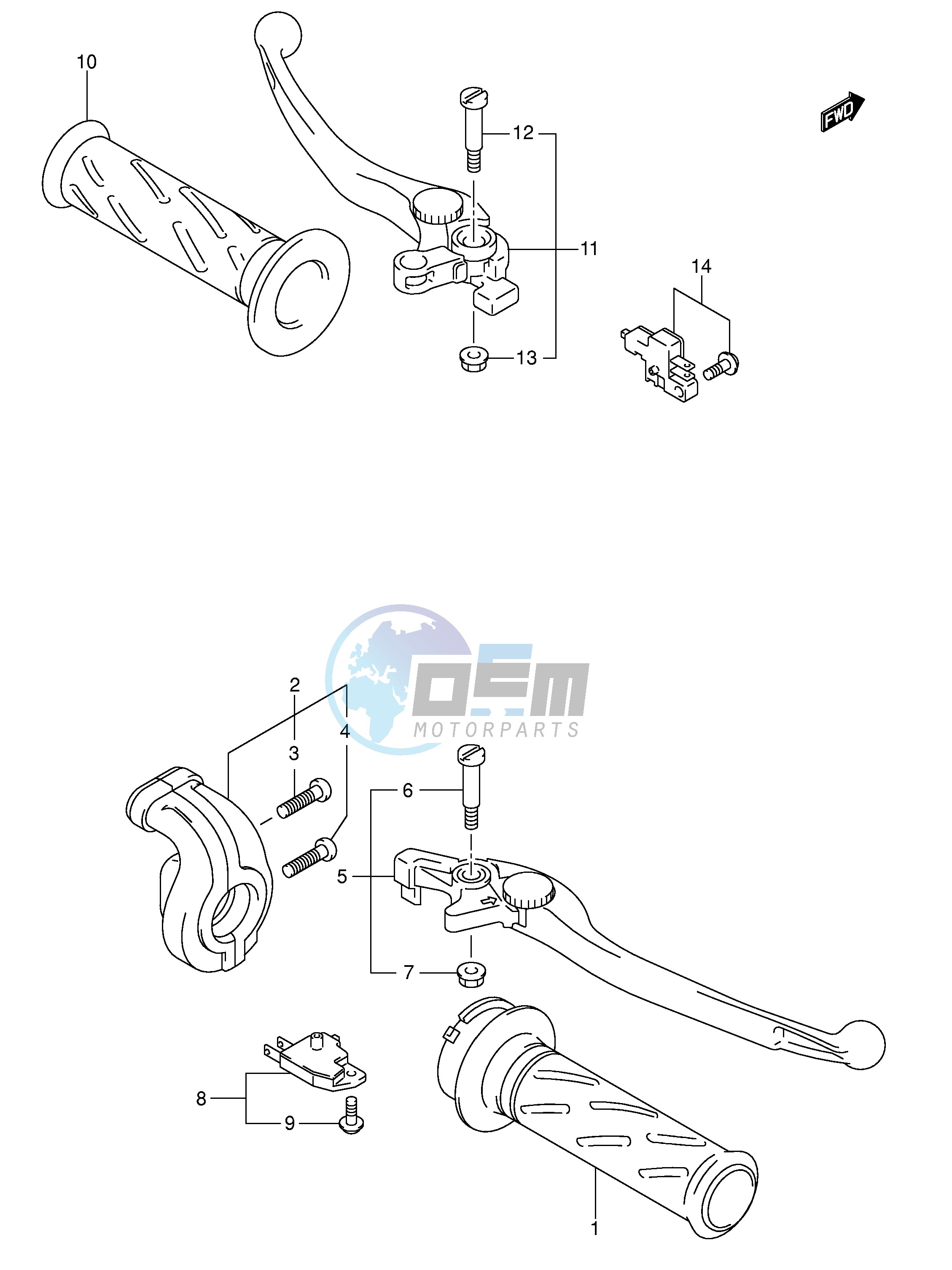 HANDLE LEVER (SV1000S S1 S2)