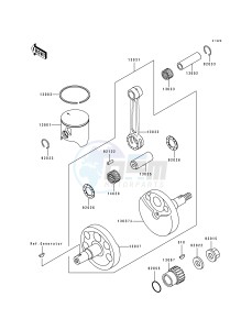 KX 125 J [KX125] (J1) [KX125] drawing CRANKSHAFT_PISTON