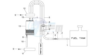 NA Mana 850 drawing Fuel vapour recover system