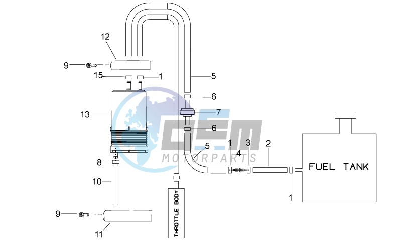 Fuel vapour recover system