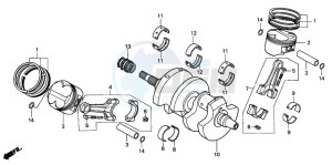 VFR800 drawing CRANKSHAFT/PISTON