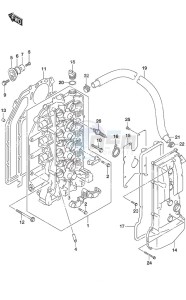 DF 140A drawing Cylinder Head