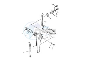 YFM X WARRIOR 350 drawing CAMSHAFT -CHAIN