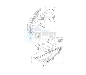 XP T-MAX ABS 500 drawing FLASHER LIGHT