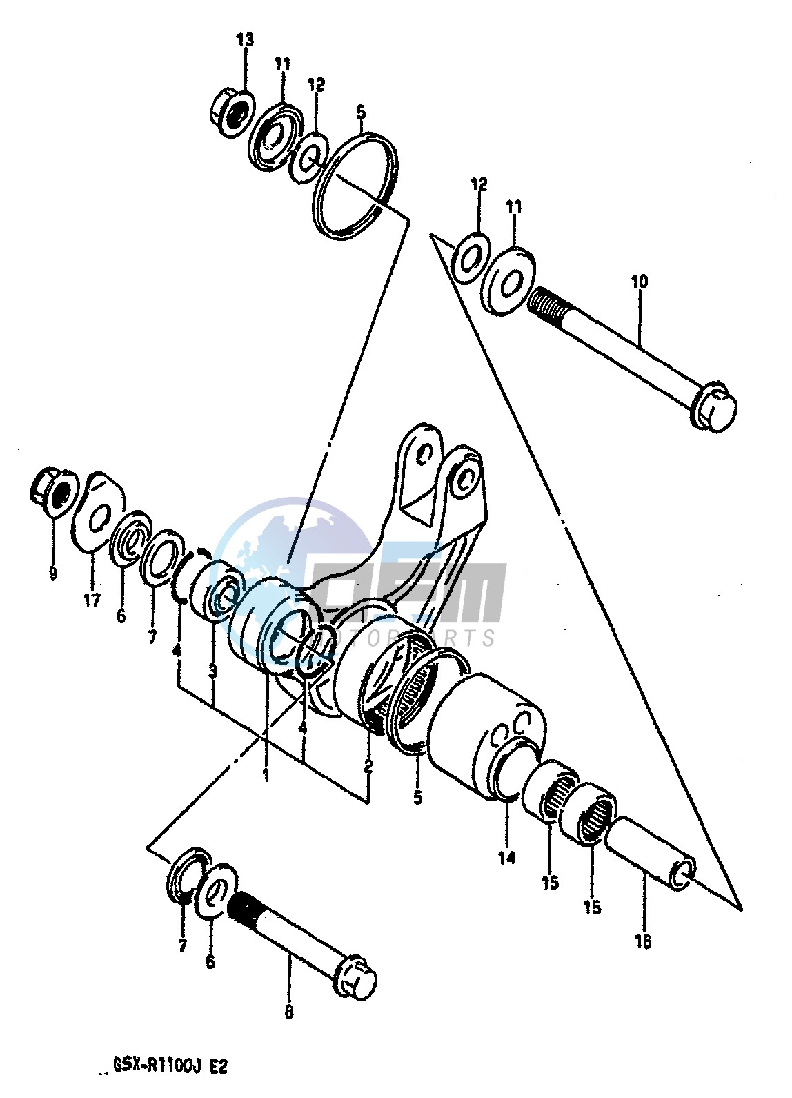 REAR CUSHION LEVER