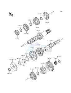 KX 250 K [KX250] (K) [KX250] drawing TRANSMISSION