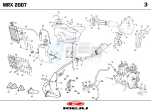 MRX-50-BLACK drawing HOSE CONNEXIONS TANKS