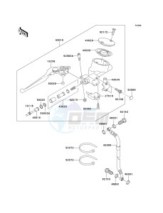 VN 1500 B [VULCAN 88 SE] (B1-B3) N8FA drawing CLUTCH MASTER CYLINDER