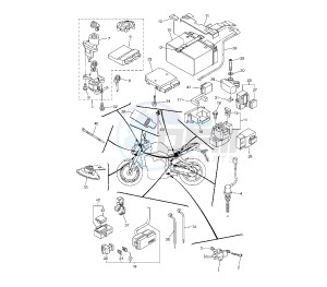 FZ1 1000 drawing BATTERY