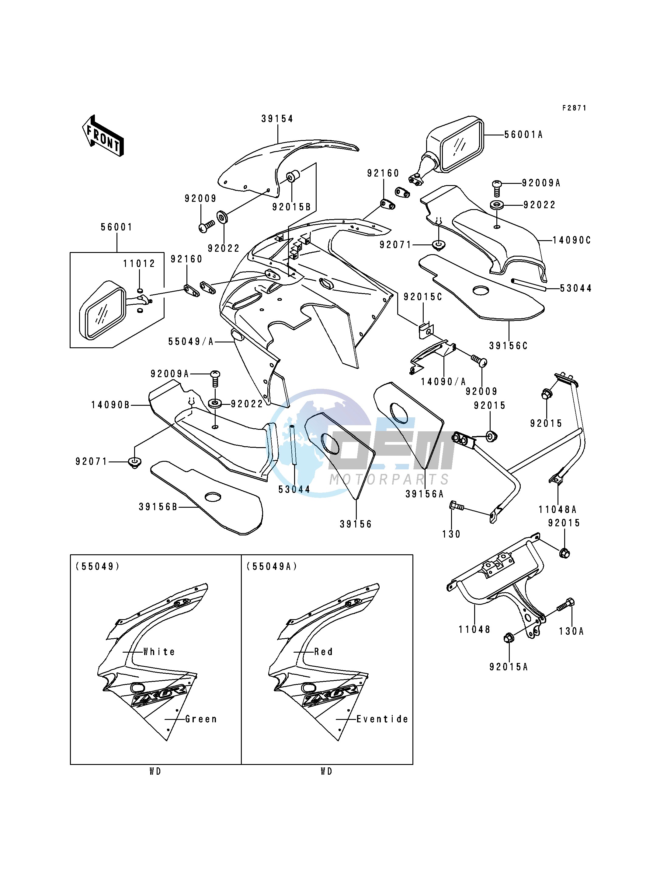 COWLING-- ZX600-F1- -