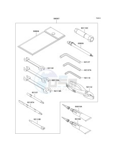 VN 1500 D[VULCAN 1500 CLASSIC] (D1-D2) [VULCAN 1500 CLASSIC] drawing OWNERS TOOLS