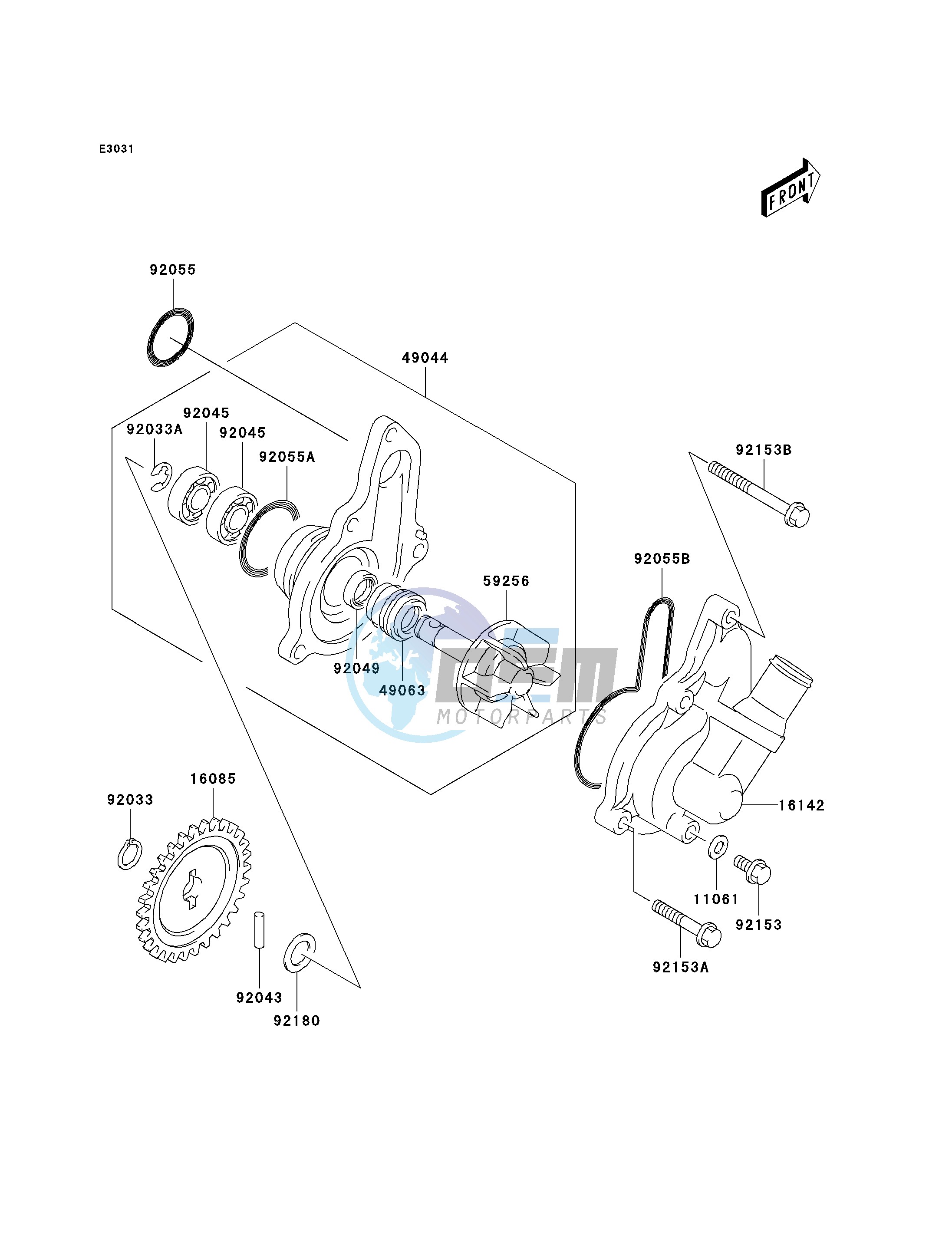 WATER PUMP-- A1_A2- -