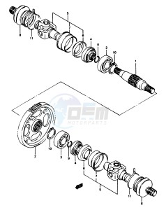 LT-F250 1997 drawing TRANSMISSION (3)