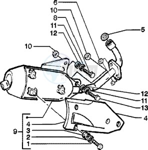 Skipper 125 4t drawing Catalytic