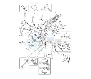 XT X BRA 125 drawing FRAME