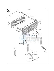 KLF 300 C [BAYOU 300 4X4] (C1-C4) [BAYOU 300 4X4] drawing OPTIONAL PARTS-- RADIATOR- -