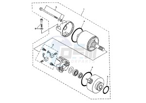 YP MAJESTY 150 drawing STARTING MOTOR