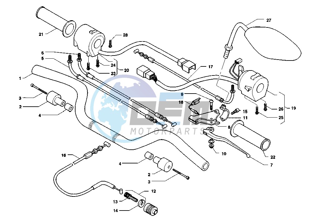 HANDLEBAR-DRIVE CONTROLS