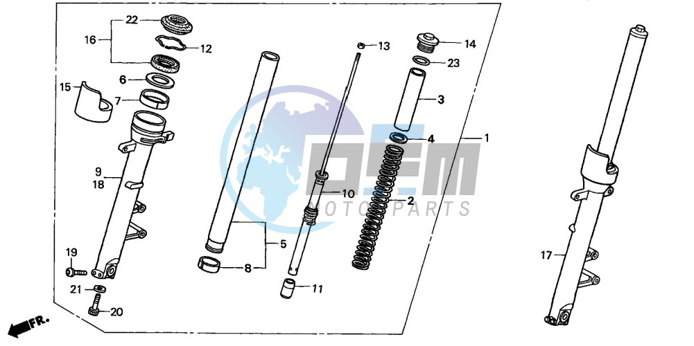 FRONT FORK (CB900F2/3)