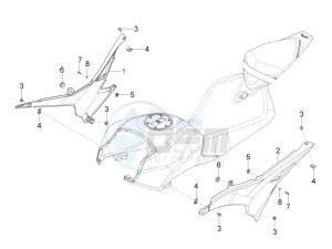 RS4 125 4T drawing Central body