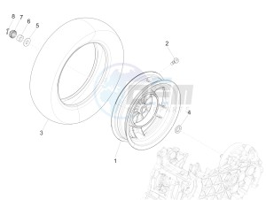 PRIMAVERA 150 4T 3V IE ABS-NOABS E3-E4 (EMEA, LATAM, APAC) drawing Rear wheel