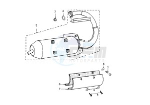 X–FIGHT - 50 cc drawing EXHAUST-AIR