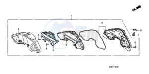 CB1000RB drawing METER