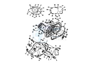 XVS A DRAG STAR CLASSIC 1100 drawing CRANKCASE COVER