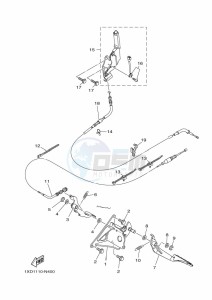 YXM700E YXM70VPXK (B5FF) drawing PEDAL WIRE