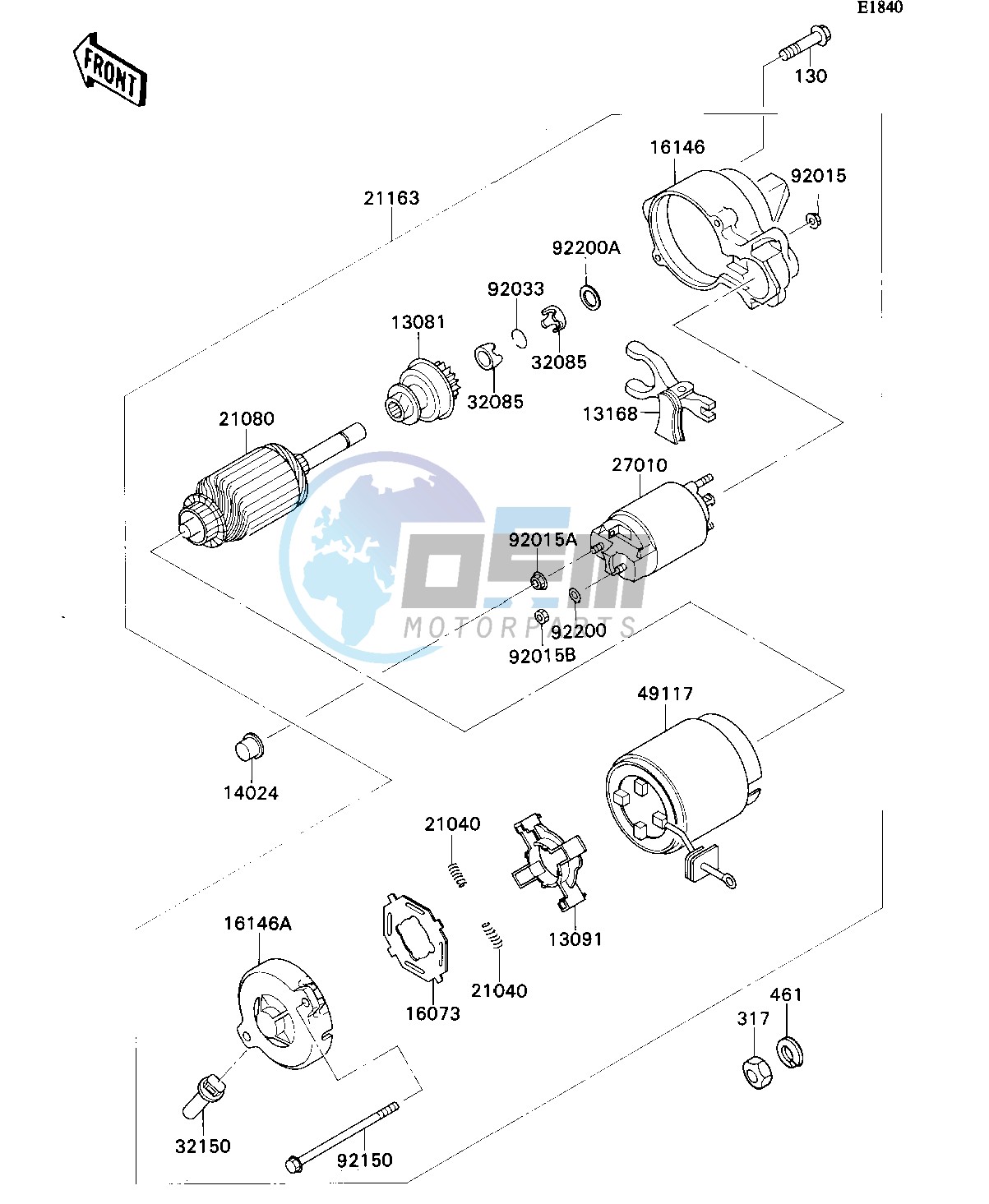 STARTER MOTOR